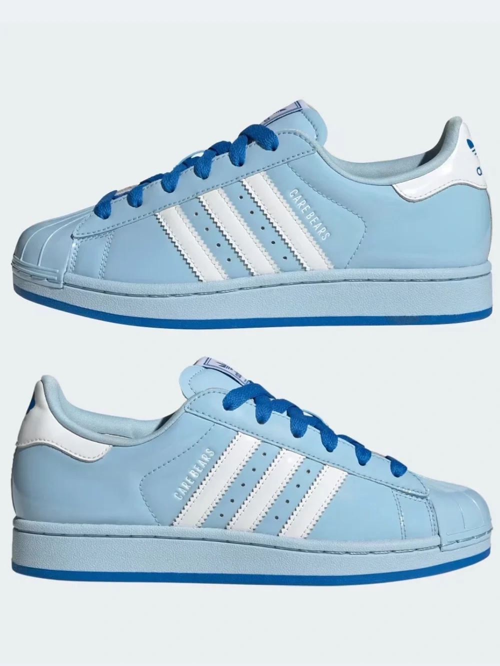 🧸 ADIDAS X CARE BEAR SUPERSTAR II BLUE 🩵 - Picture 2 of 6